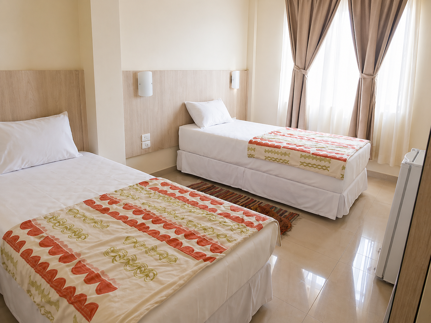 Habitación doble, dos camas individuales